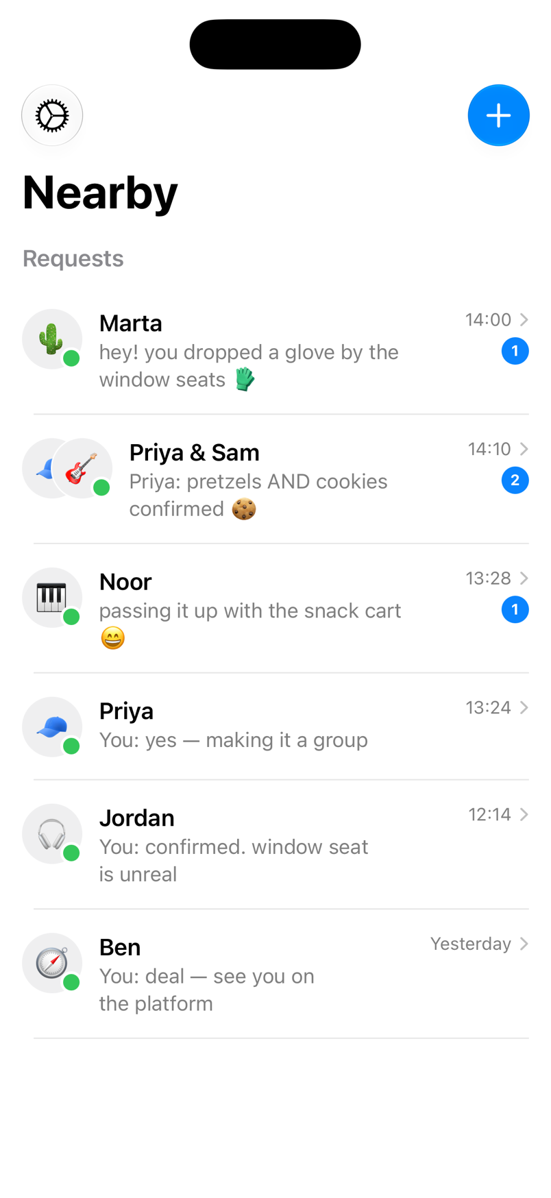 Chat list